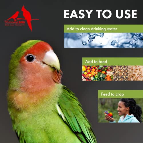 image for Morning Bird Calcium Plus Supplement for Avian Health, Liquid Calcium 