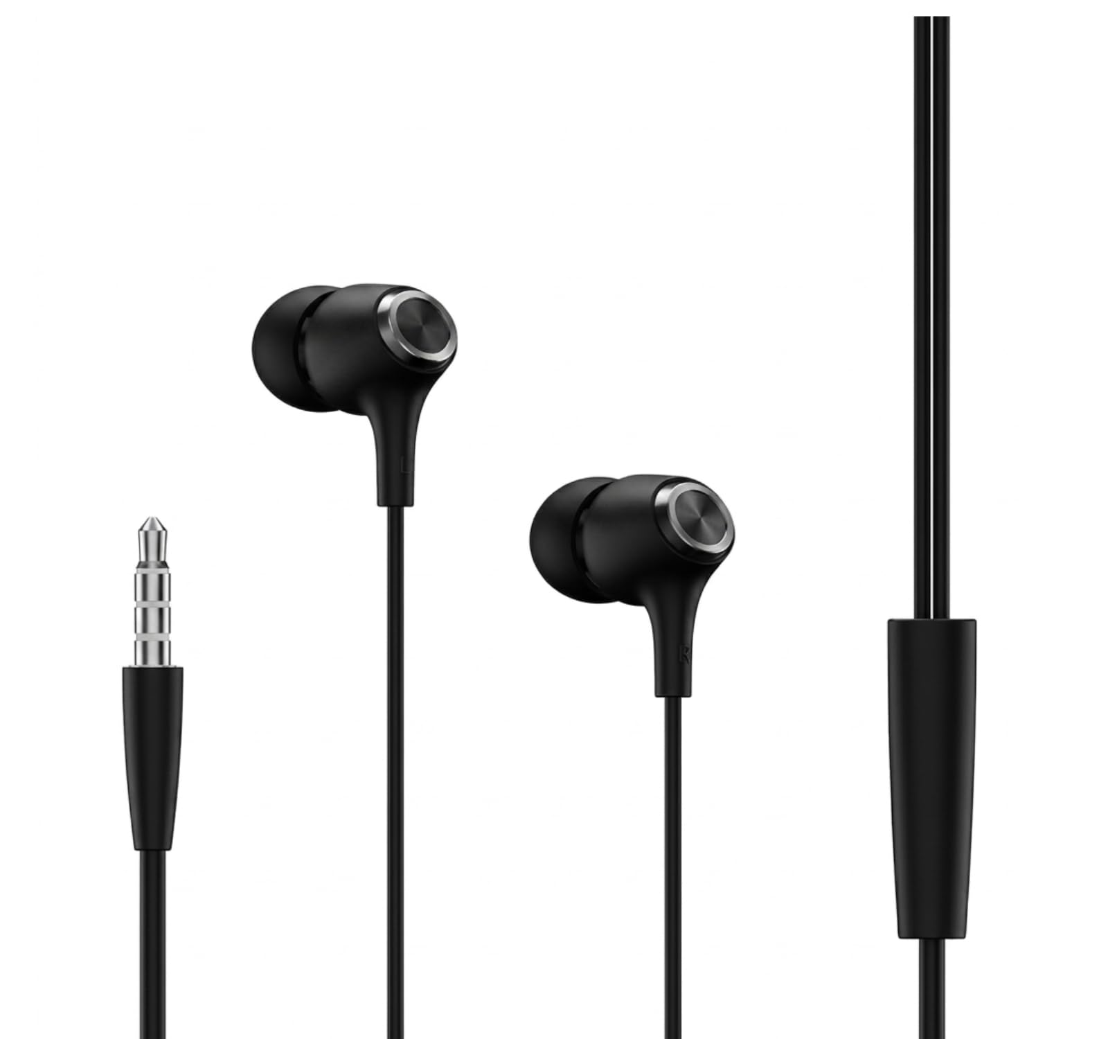boAt Bassheads 95 Wired(2025 Launch),10mm drivers,In line remote Wired Headset Active Black, In the Ear