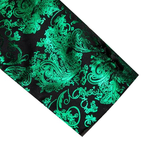 Image of Barry. Wang Men's Sport Coats & Blazers Flower Suit Jacket 1 Button Paisley Tuxedo Mardi Gras Carnival Parade Gift