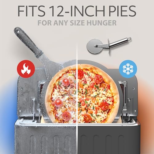 Image of WILLOW Eco Series Electric Indoor Pizza Oven - 1800W, 5 Presets, Heats up to 750F, Countertop Pizza Maker with 12 inch Ceramic Stone for Pizzeria-Style Crust, Scraper and Cutter Included Horno Para Pizza