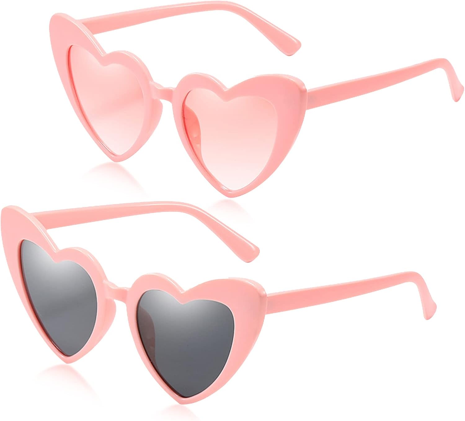 RTBOFY Vintage Cat Eye Heart Sunglasses for Women Classic Cat Eye Heart Glasses Heart Shaped Sunglasses for Party Favor