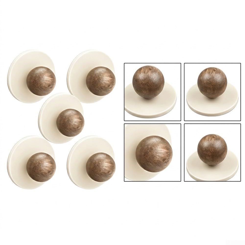 Ganchos Baño Sin Taladro 5 Unidades para acero para madera Ganchos