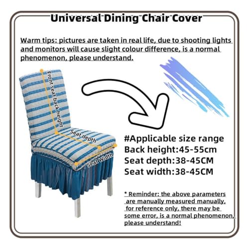 Housse de chaise salle à manger lot de 4 gris élégant