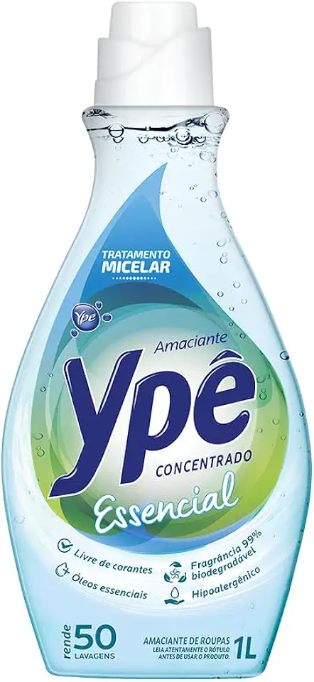 Ypê Amaciante Concentrado Essencial 1L