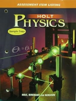 Paperback Holt Physics: Assessment Item Listing Book