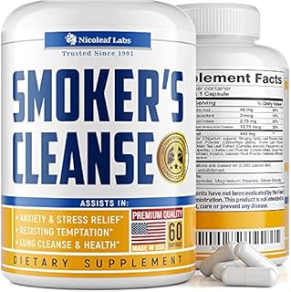 Smoker's Cleanse - Quit Smoking Aid & Respiratory Support - Made in USA - Lung Cleanse and Detox for Smokers - Start New Life Today with All-Natural Lung Support Supplement - Vegan-Friendly -60 caps