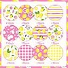 Konsait 24 Sheets Lemon Scrapbook Paper 12x12 Lemonade Pattern Paper Double Sided Decorative Cardstock Lemon Decorations Craft Papers for Card Making Origami Papers Scrapbook Supplies #1