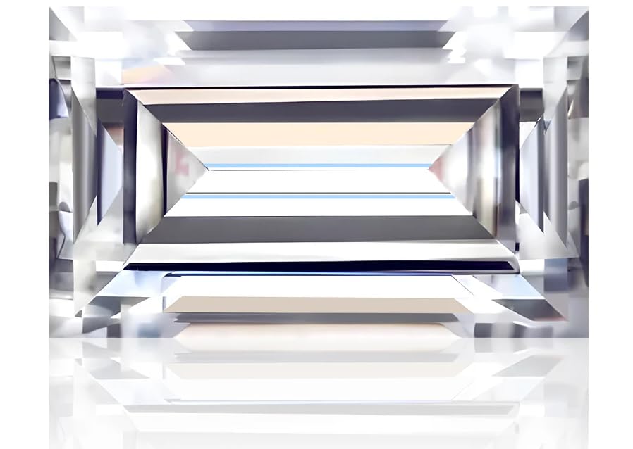 7cloudsBaguette Cut Moissanite Diamond GRA Certified Eye Clean Mozonight Gemstone D Color VVS1 Amazing Clarity Real Masonite Diamond Stone Original Pure Heera Ratna मोजोनाइट हीरा रत्न डायमंड स्टोन