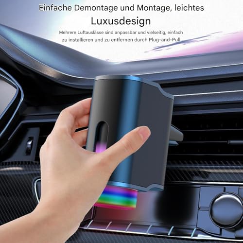 Diffuseur d'huile de voiture anti odeur avec 3 modes réglables - 5
