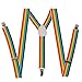 CoverYourHair Rainbow Suspenders