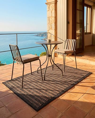 Tapete decorativo Rugs.com marrón 3'3" x 5' miniatura 1