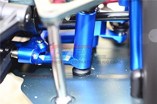 GPM Aluminium Steering Assembly for LOSI 1:6 4WD Super Baja Rey LOS05013 / Super Baja Rey 2.0 LOS05021 Upgrades - Blue