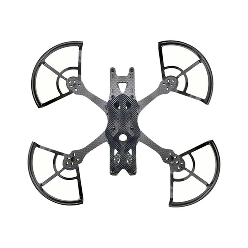 Kit de marco de fibra de carbono de 3 pulgadas y 150 mm con brazos de 4 mm de grosor, compatible con drones de carreras FPV Freestyle RC, cuadricópteros(Frame Cover)