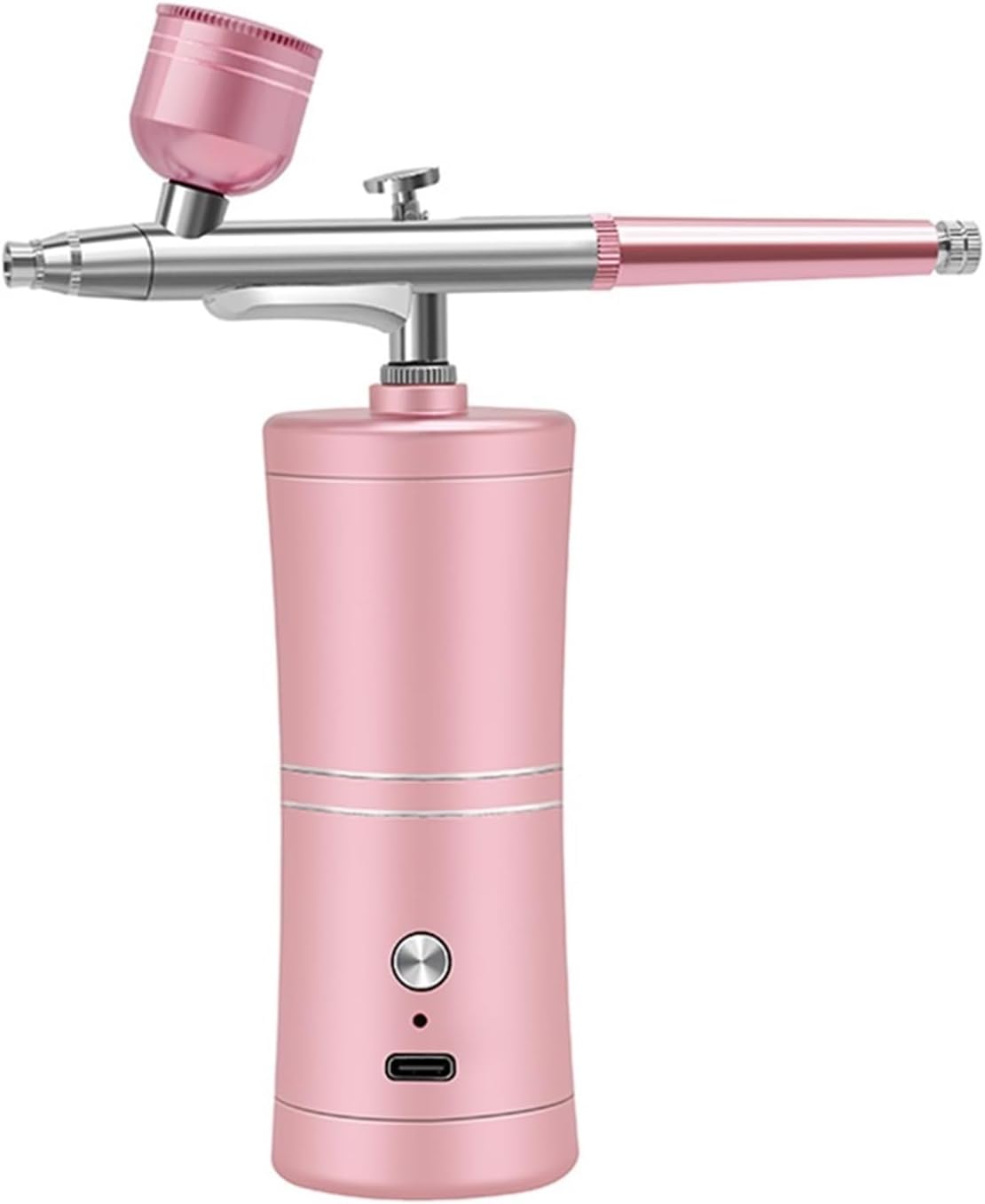 スプレーペイント噴霧器 ポータブル充電式ワイヤレスエアブラシコンプレッサーダブルアクションスプレーガン顔美容ネイルアートタトゥークラ