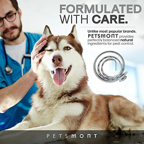 Petsmont Flea Collar for Dogs, Tick Collar for Dogs, Flea and Tick Collar for Dogs, Dog Flea Collar, Unique Plant Based… - Image 2