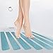 Produktbild cocofy Große Anti-Rutsch Sticker für Badewanne und Dusche 50x4 cm XXL Pads, blau, länglich, Anti Rutsch Aufkleber als rutschfeste Antirutschmatte in der Dusche auch für Kinder, 10-Pack