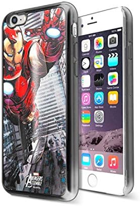 Chabel Tok Case Marvel Avangers Assemble PU Back Cover Case [Marvel Ironman] with Fashion Tok Stand for Apple iPhone 6 + Plus (5.5")