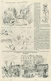  Biller Antik Sur la situation en France Napoléon K&K Gravure sur bois La puce originale 2073