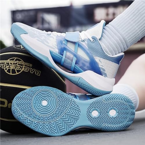 Mens Basketball Shoes for Women High Top Outdoor Streetball Master Breathable Non Slip Fashion Running Sneakers2