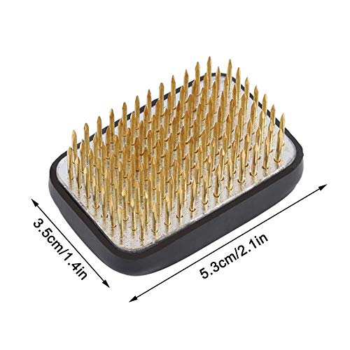 NIMOA Flower Arranging Frog, Square Flower Arrangement Pin Ikebana Kenzan Flower Decoration Fixed Arranging Tool - Image 2