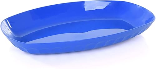 Miniatura 2 de Mintra Home Cuencos y bandejas irrompibles (colección Bold) (bandeja utilitaria, 2 unidades, turquesa)