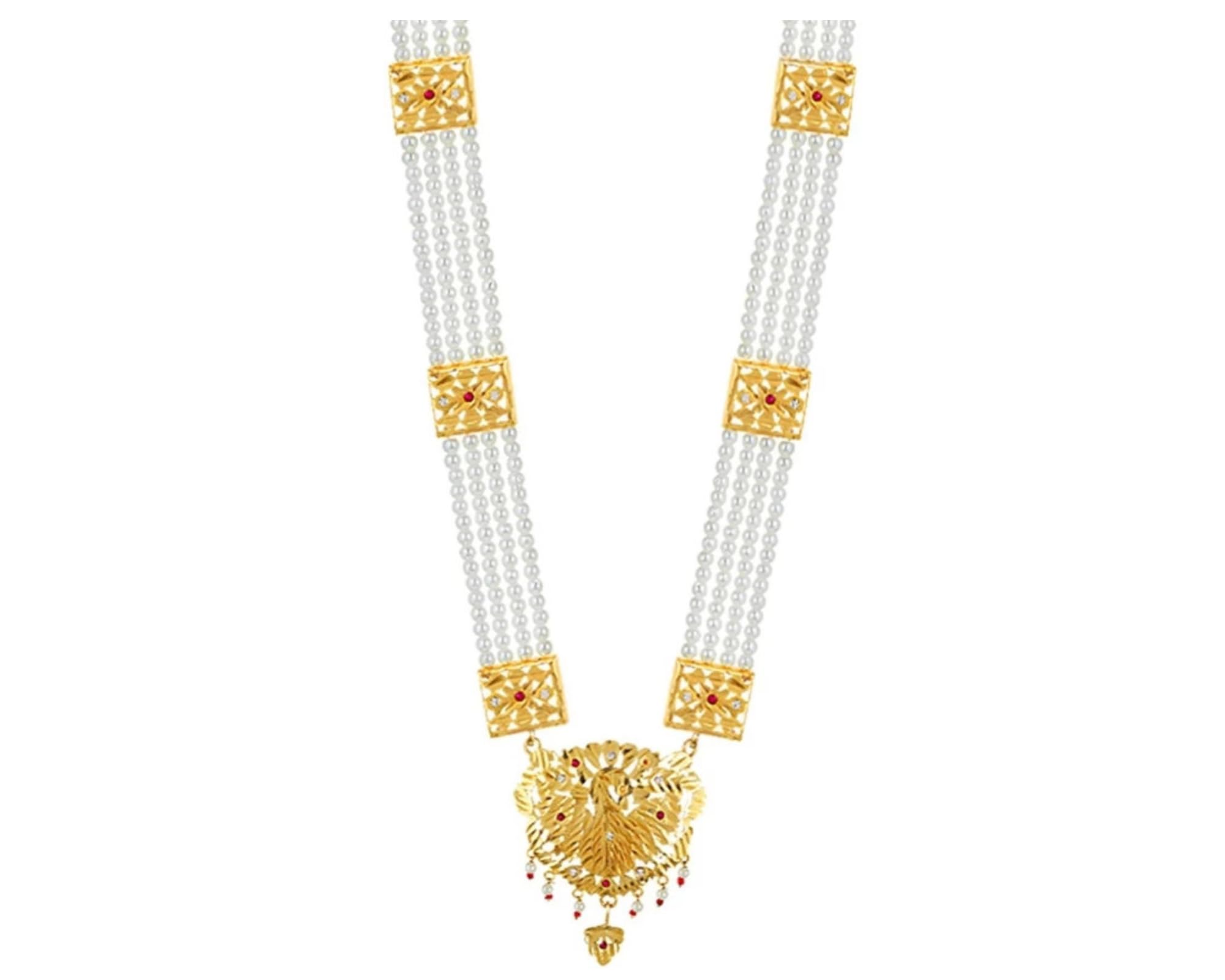 SMARNN Micro Gold Plated Rani Haar Sita Rani for women with detachable dori (B09FZJ5XPD) Amazon Price History, Amazon Price Tracker