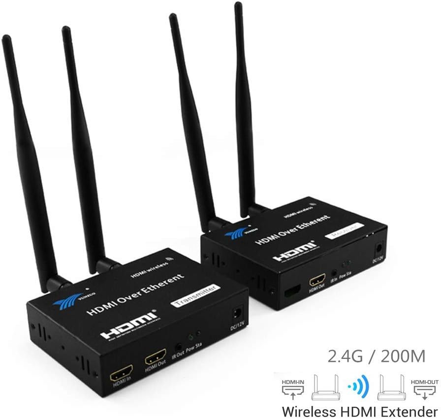 HDMI Wirless AV Sender Receiver,2.4G/5G reless Extender HD HDMI200 Meters Wireless Extender WiFi