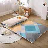 CONCEPTION DE FERMETURE ÉCLAIR EN FORME DE L : Le côté de la housse de matelas futon tatami dispose d'une fermeture éclair extra longue, ce qui facilite l'installation de la housse de matelas sans l'endommager.