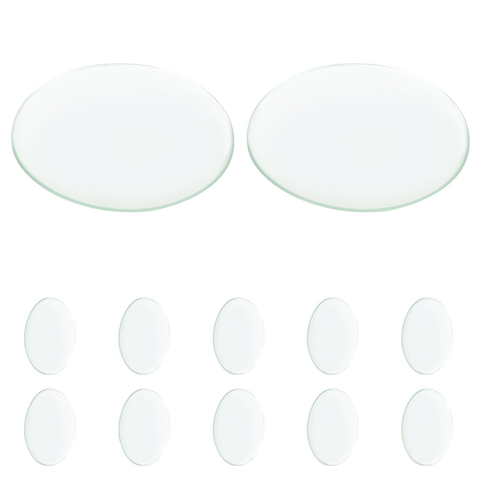 OUNONA 12 placas de vidrio para laboratorio, tapas para muestras de 100 mm