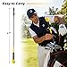 ULTIMATE Golf Swing Trainer, Heavy Warm Up Stick, Tempo Speed Flexibility Distance Balance Strength Training Aid, Right-Handed Ergonomic Golf Grip Trainer, Indoor & Outdoor Practice (Yellow, 47”)