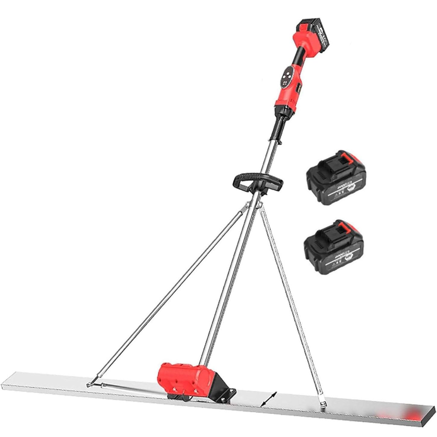 Concrete Vibrating Tool - Electric Cordless Screed Vibratory Kit with 39" 47" 59" 71" 79" Board Achieve Smooth Cement Finishing Battery Powered