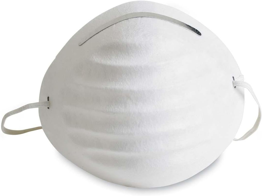 G & F Products Particulate Respirator Dust Mask Two-Strap Cup Style Design, Lightweight with Cushioning Nose Foam, 50 Masks