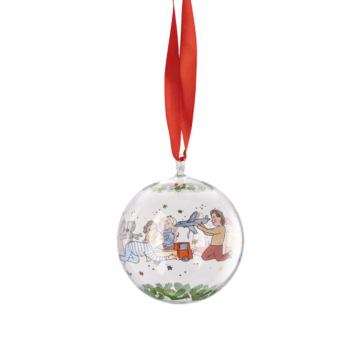 Hutschenreuther Collection de Noël 2025 Boule en Verre Jeux de Noël Boule de Noël 7 cm