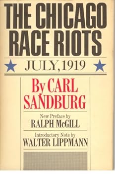 Hardcover The Chicago Race Riots Book