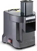 Cortador de legumes comercial 3 em 1, fatiador elétrico de legumes e frutas, triturador e cortador de cubos, processador de legumes doméstico com 3 lâminas de aço inoxidável