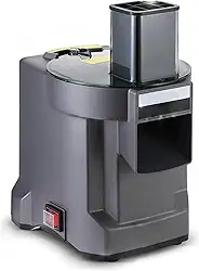 Cortador de legumes comercial 3 em 1, fatiador elétrico de legumes e frutas, triturador e cortador de cubos, processador de legumes doméstico com 3 lâminas de aço inoxidável