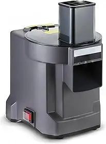 Cortador de legumes comercial 3 em 1, fatiador elétrico de legumes e frutas, triturador e cortador de cubos, processador de legumes doméstico com 3 lâminas de aço inoxidável