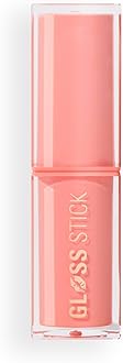 Revolution Pout Lip Gloss, High Coverage Lip Gloss with Hyaluronic Acid and Vitamin E, Vegan and Cruelty Free, 3 Gram, Shimmer Peach Sorbet Nude