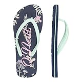 Style de sandales : tongs O\'NEILL FG Moya Sandalen, Tongs Fille - Multicolore (BLUE AOP 5900) - 36 EU