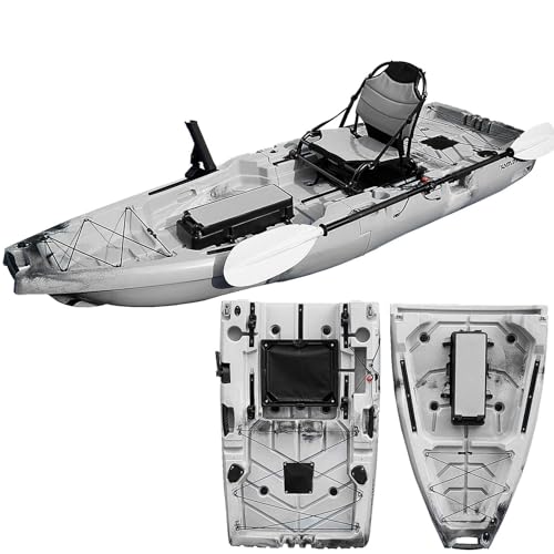 Win.MAX Kayak Fishing, 9ft Modular Kayak, Modular Sit-on-Top Pedal Kayaks, 2-Piece, Canoe, Stable &...