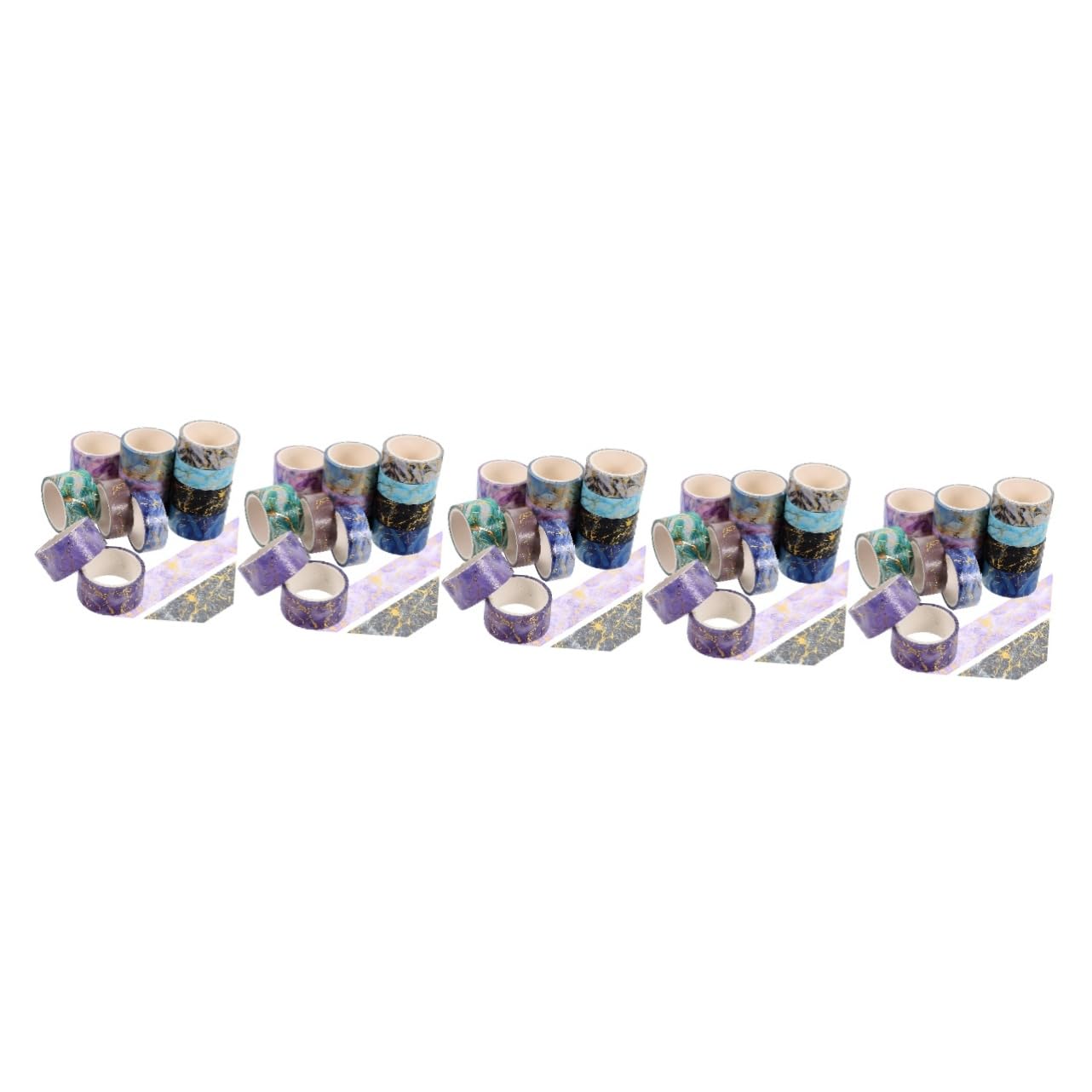 SHINEOFI 70rotoli Nastro Adesivo Decorativo Stile Marmo Washi Tape Per Scrapbooking Fai Da Te e Decorazioni Di Diario Residui Di Colla