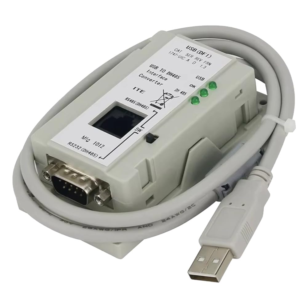 Convertidor de Interfaz USB A DH485 1747-UIC, Puertos -232 y -485, 3 Indicadores LED