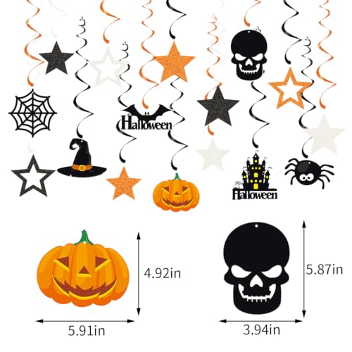 Image of Happy-Halloween Party-Decorations Indoor-Wall Ceiling-Decor Streamers