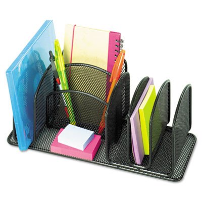 ごみ箱 STEEL ORGANIZER Amazon.com: Deluxe Organizer, Six Compartments, Steel, 12 1/2 x 5