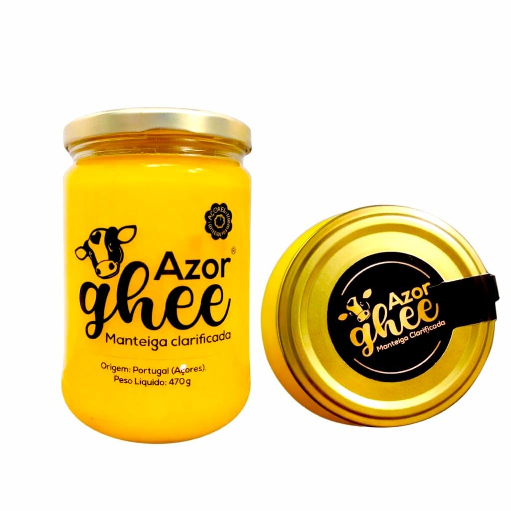AzorGhee Ghee Premium Artesanal de las Azores Mantequilla Clarificada 100% Natural Sin Lactosa Sin Caseína