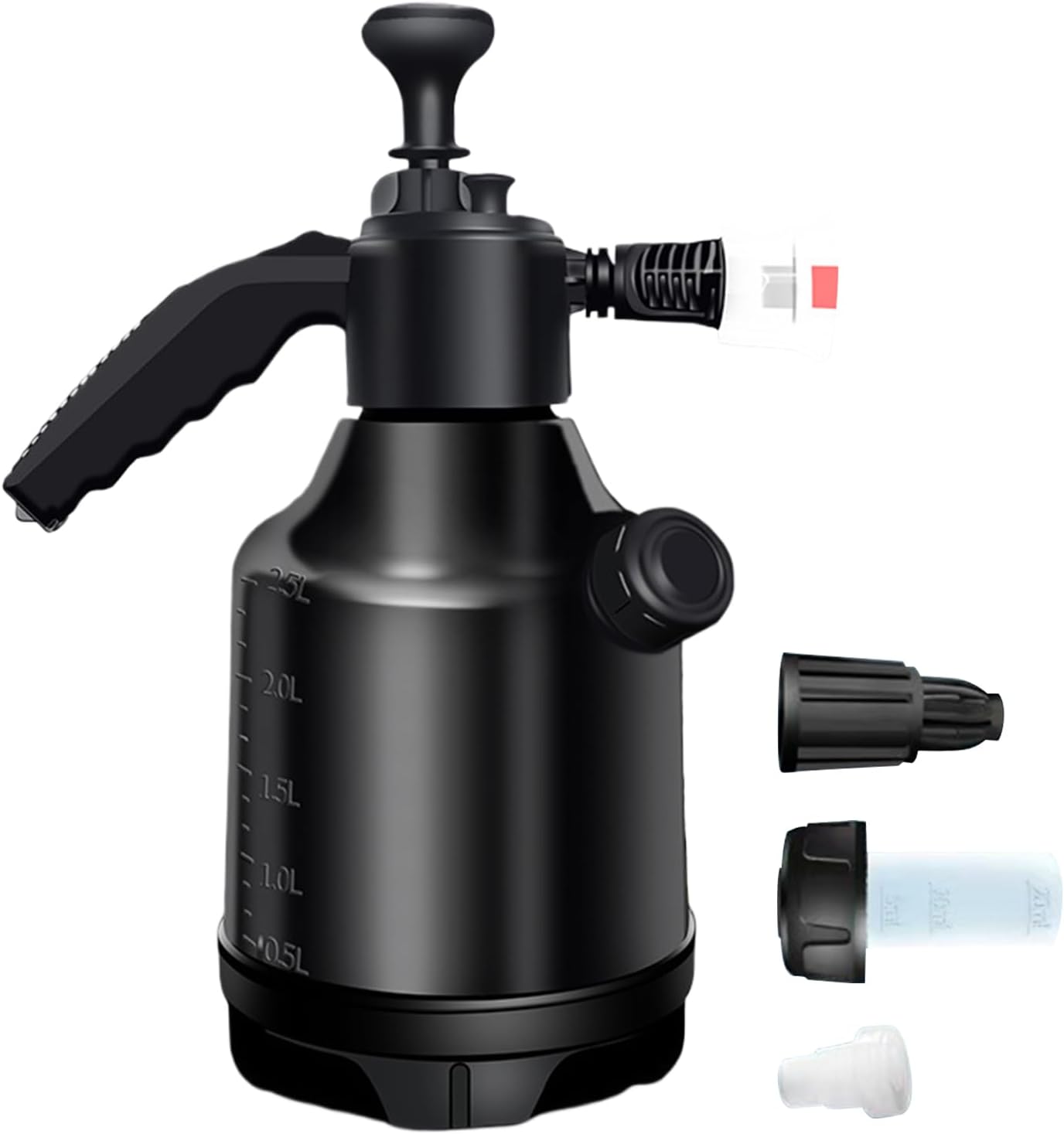 Pressure Foam Sprayer - 3L Foaming Canister, Misting Irrigation Tool, Multi-Purpose Spray Bottle, Garden Cleaning Device | Foaming Sprays Can for Farm Household Kitchen Bathroom Salon Garage