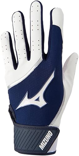 Miniatura 9 de Mizuno MVP - Guantes de bateo de béisbol para adultos, par  adultos, jóvenes y Tball  palma antideslizante  espalda FlexMesh  lengüeta de muñeca