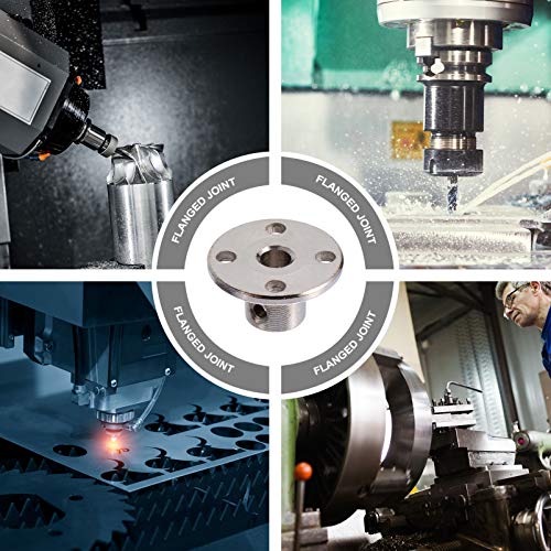 ULTECHNOVO 10 Peças 5Mm Flange Rígido Acoplamento Do Eixo Do Motor Guia Do Acoplador Peças Do Conect