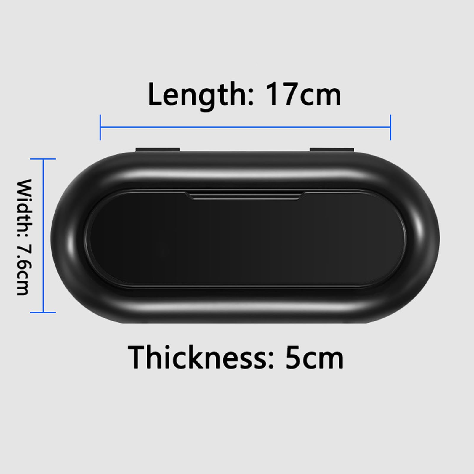 OIJNMHYB Étui à Lunettes De Voiture Pour VW Polo 9N/9N3 2003-2024, Porte Lunettes Organiseur BoîTe Rangement Multifonction Protection Accessoires Intérieurs.,A