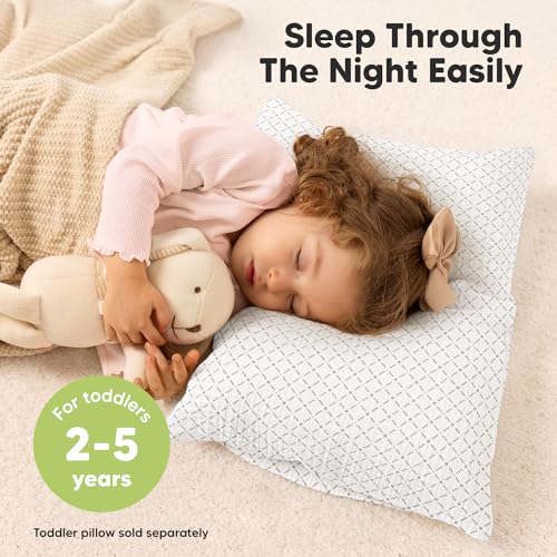 Image of KeaBabies Cotton Muslin Toddler Pillowcase 13x18 Only, 2-Pack (Nordic)